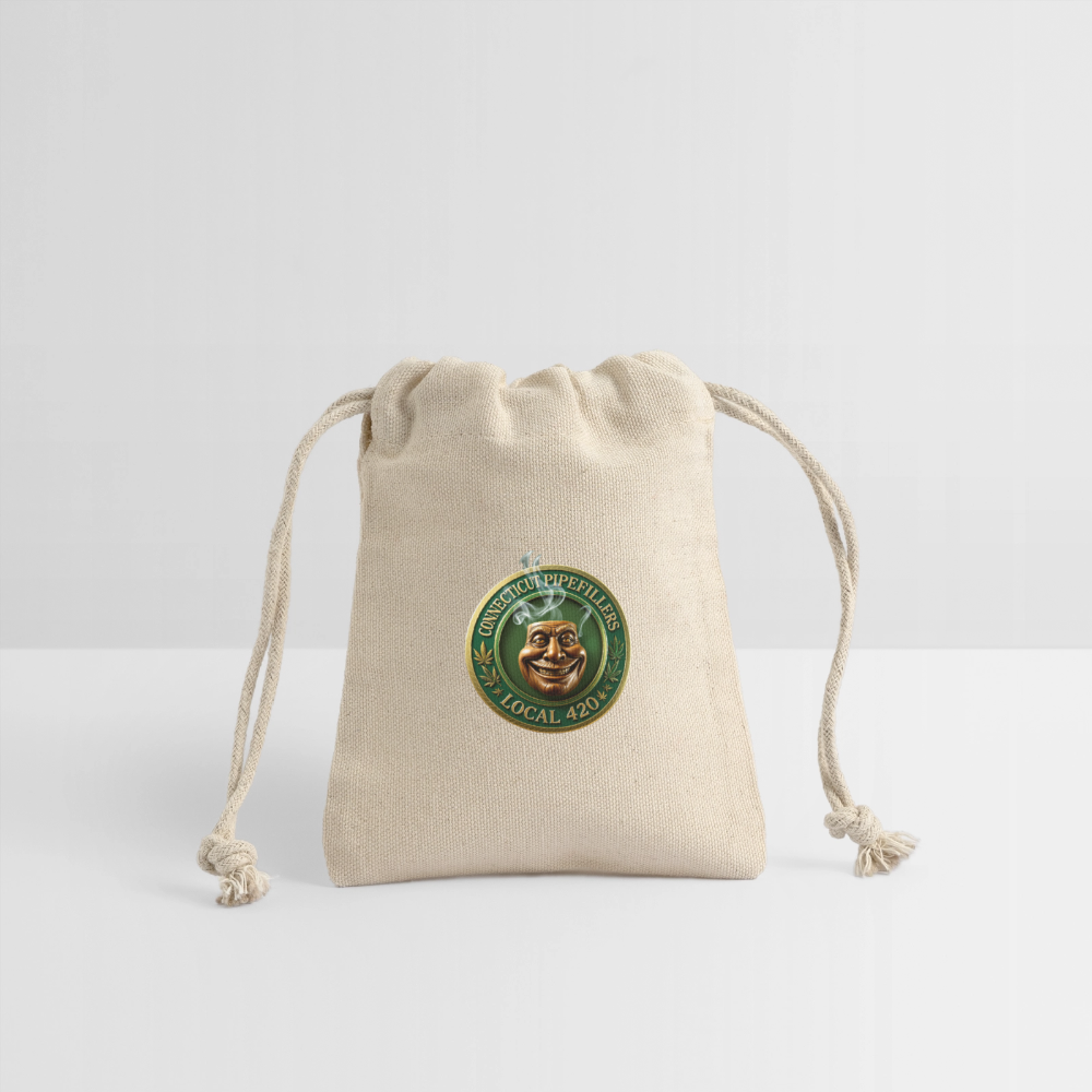 CONNECTICUT PIPEFILLERS LOCAL 420 Reusable Gift Bag - Natural