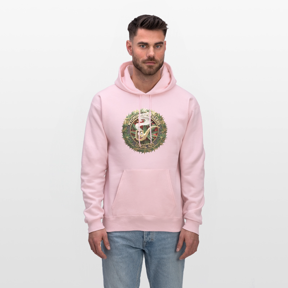 WYOMING PIPEFILLERS LOCAL 420 Men's Hoodie - pale pink