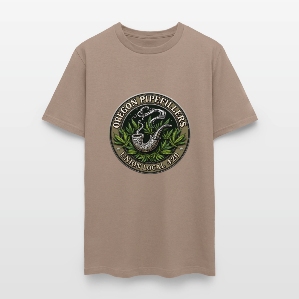 OREGON PIPEFILLERS UNION LOCAL 420 Men's T-Shirt - safari
