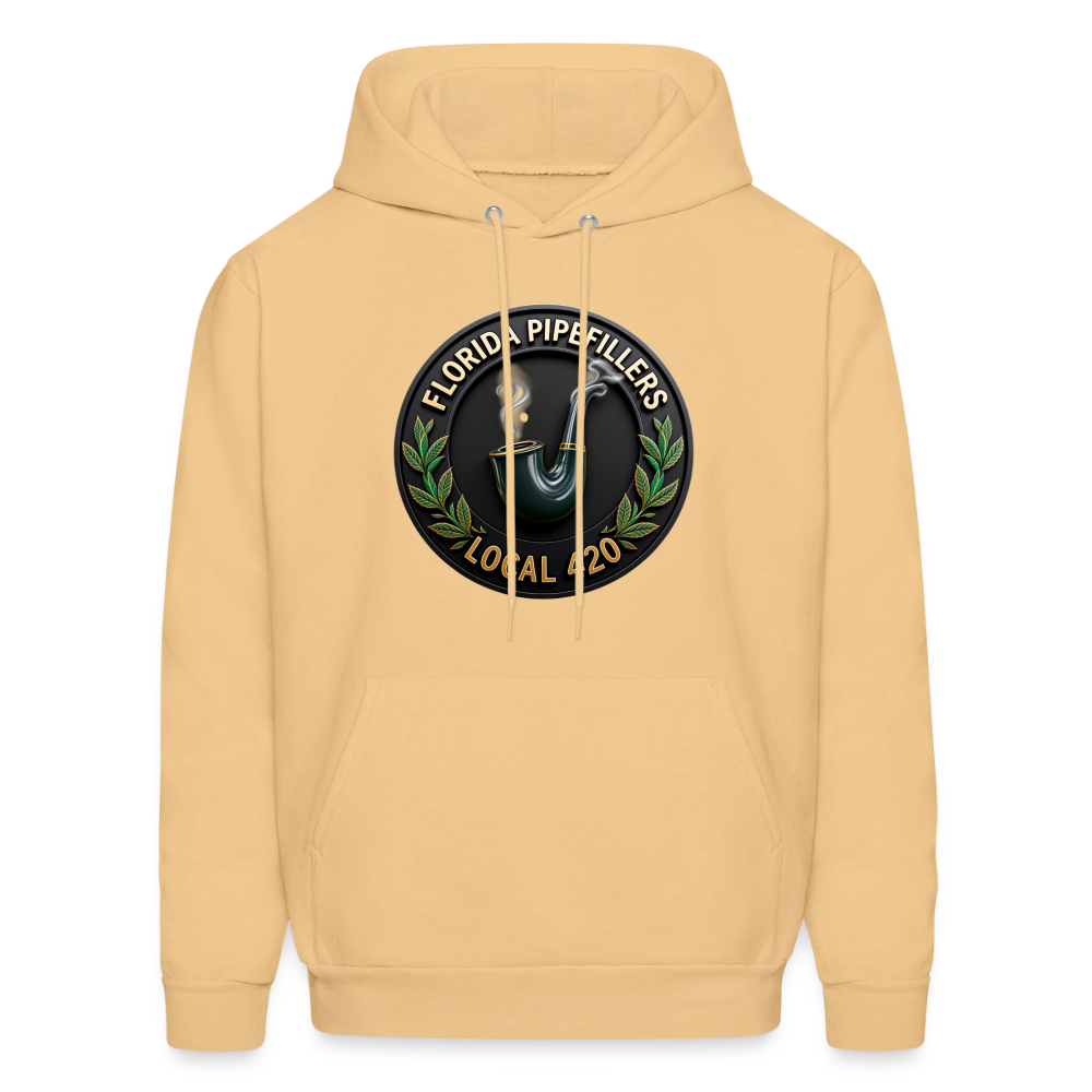 FLORIDA PIPEFILLERS LOCAL 420 Men's Hoodie - light gold 