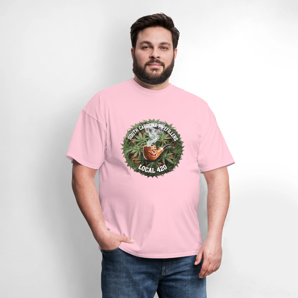 SOUTH CAROLINA PIPEFILLERS LOCAL 420 Men's T-Shirt - pink