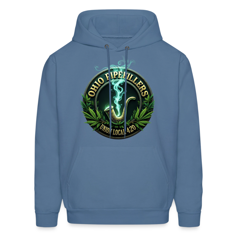 OHIO PIPEFILLERS UNION LOCAL 420 Men's Hoodie - denim blue