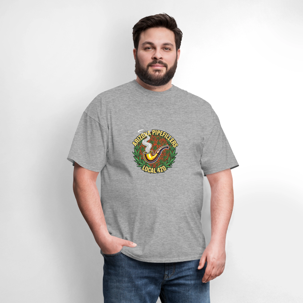 ARIZONA PIPEFILLERS LOCAL 420 MEN'S T-Shirt - heather gray
