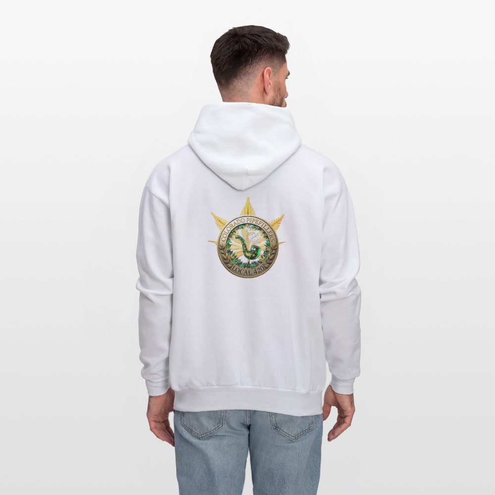 COLORADO PIPEFILLERS LOCAL 420 Men's Hoodie - white
