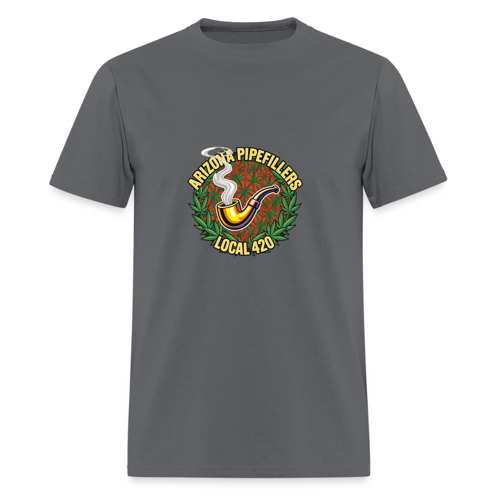 ARIZONA PIPEFILLERS LOCAL 420 MEN'S T-Shirt - charcoal