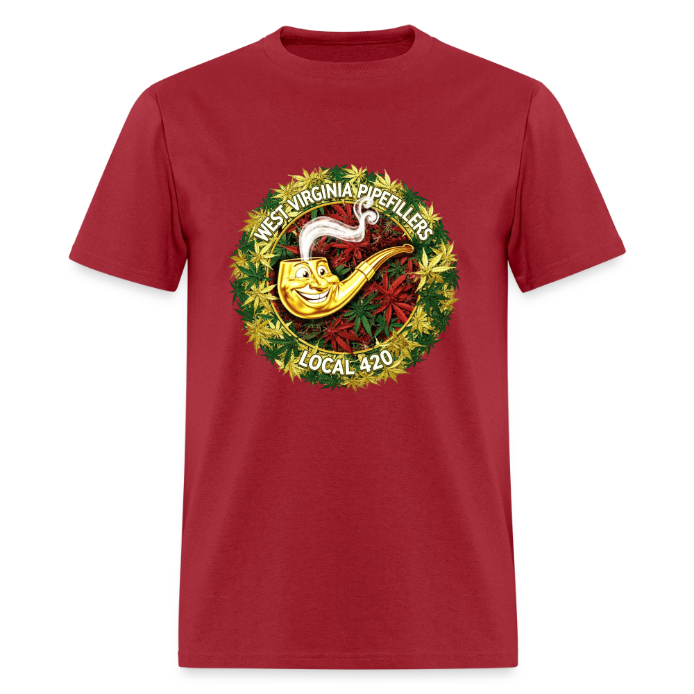 WEST VIRGINIA PIPIEFILLERS LOCAL 420 Men's T-Shirt - true red