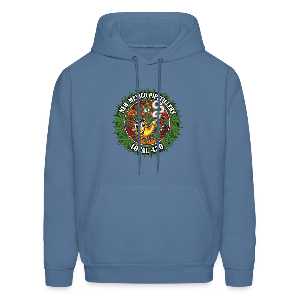 NEW MEXICO PIPEFILLERS LOCAL 420 Men's Hoodie - denim blue
