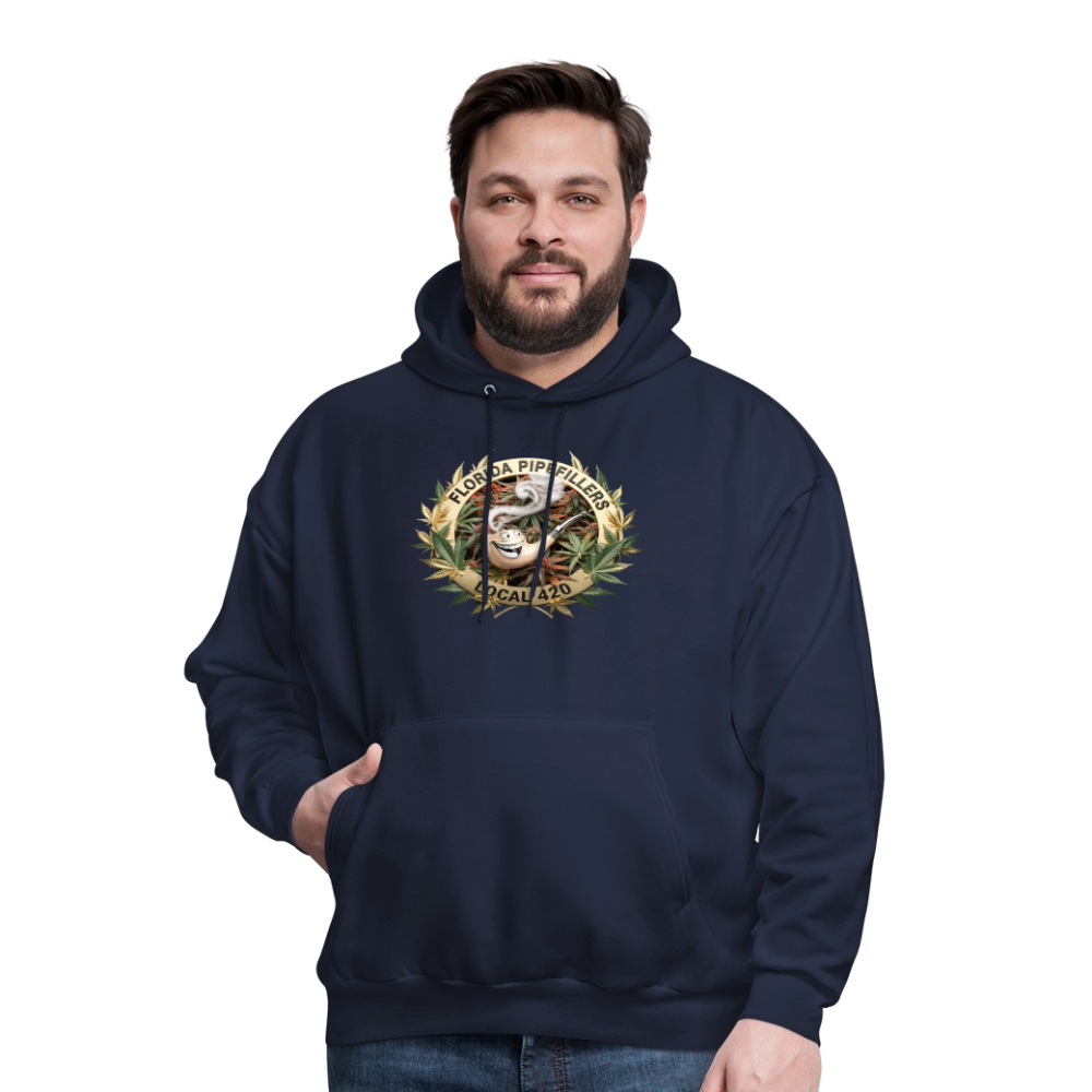 FLORIDA PIPEFILLERS LOCAL 420 F/B DESIGN Men's Hoodie - navy