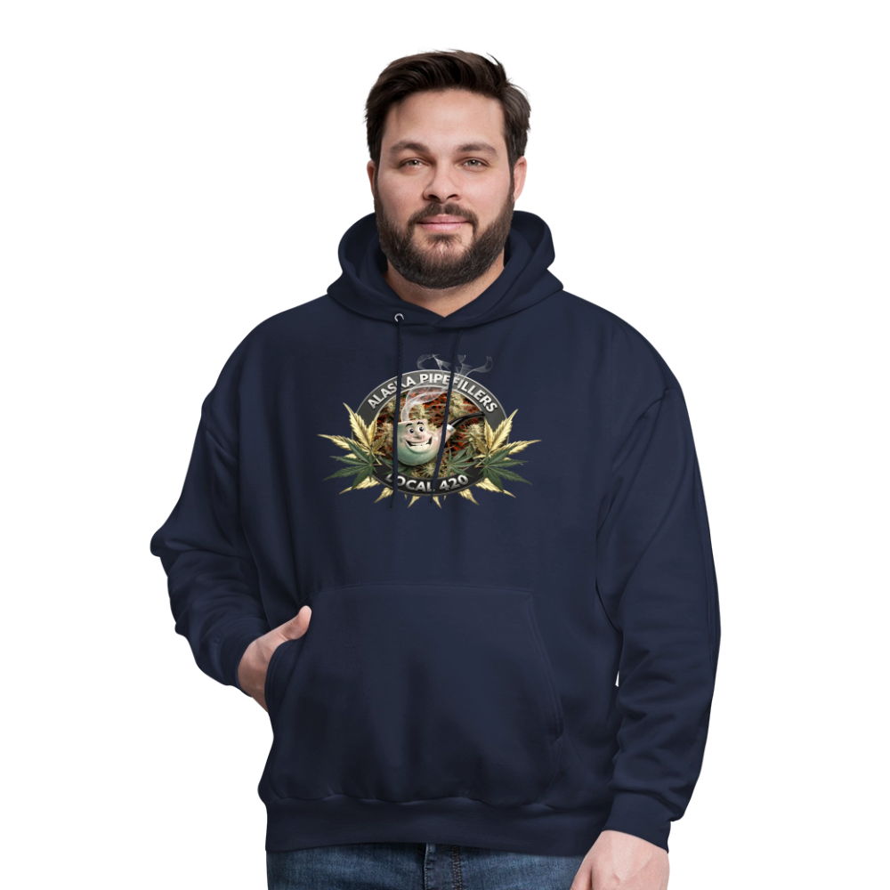 ALASKA  PIPEFILLERS LOCAL 420 F/B DESIGN Men's Hoodie - navy