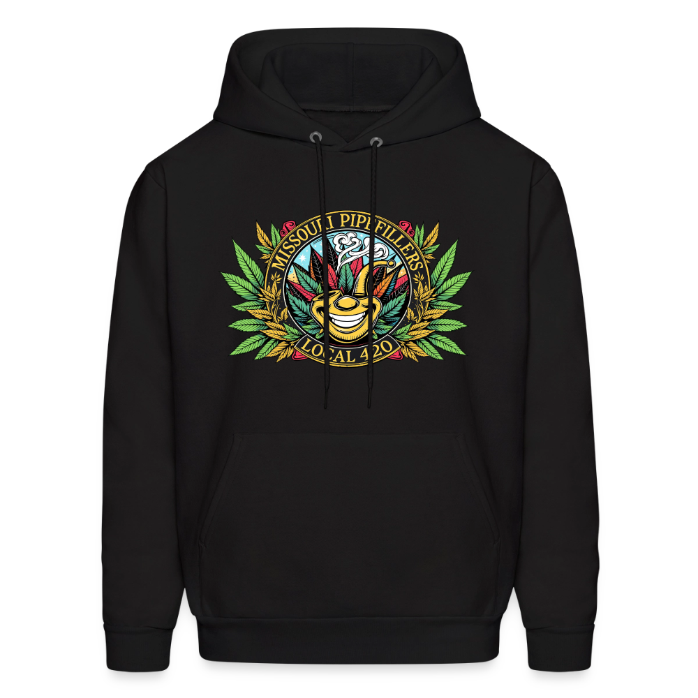 MISSOURI PIPEFILLERS LOCAL 420  F/B DESIGNS Men's Hoodie - black
