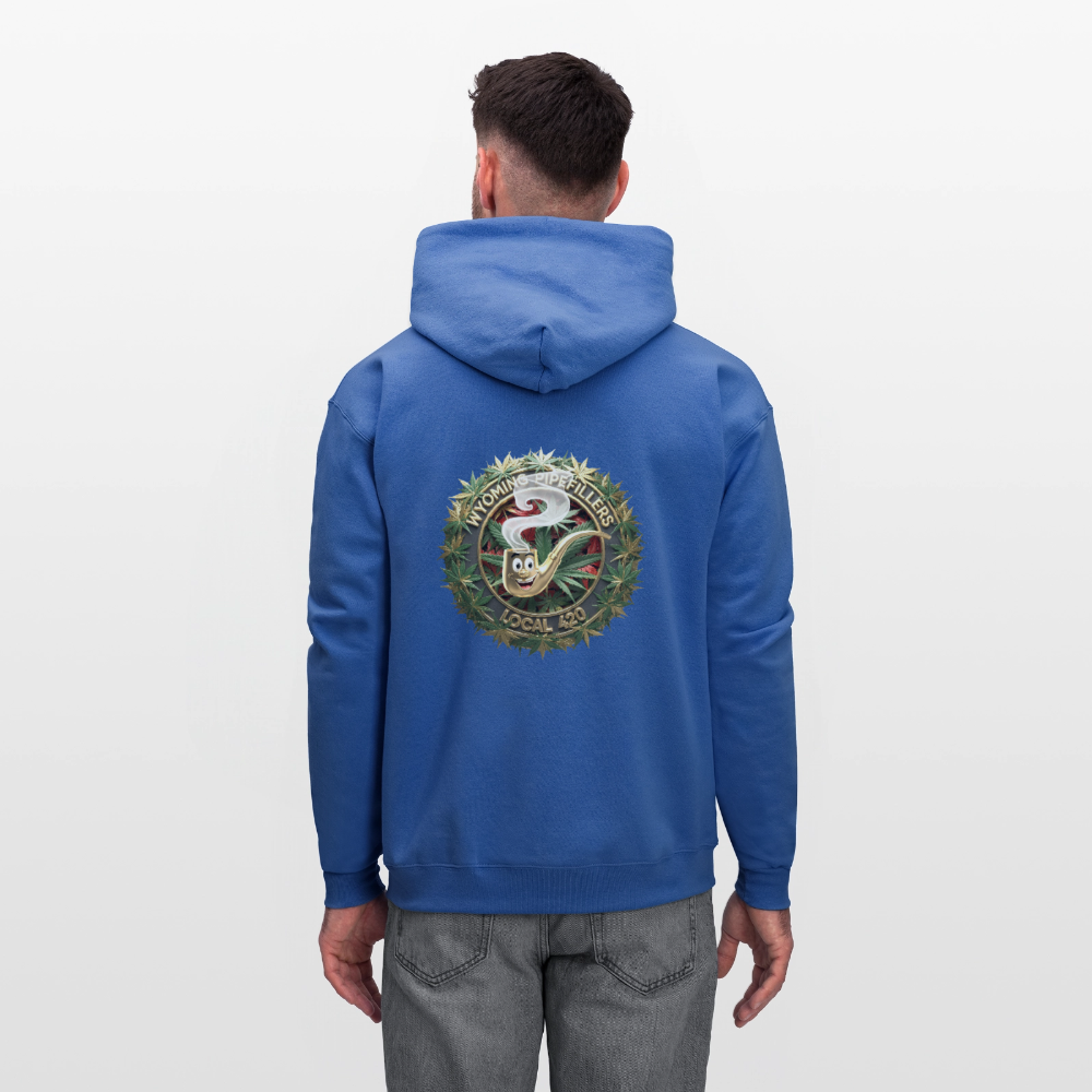 WYOMING PIPEFILLERS LOCAL 420 F/B DESIGN Men's Hoodie - royal blue
