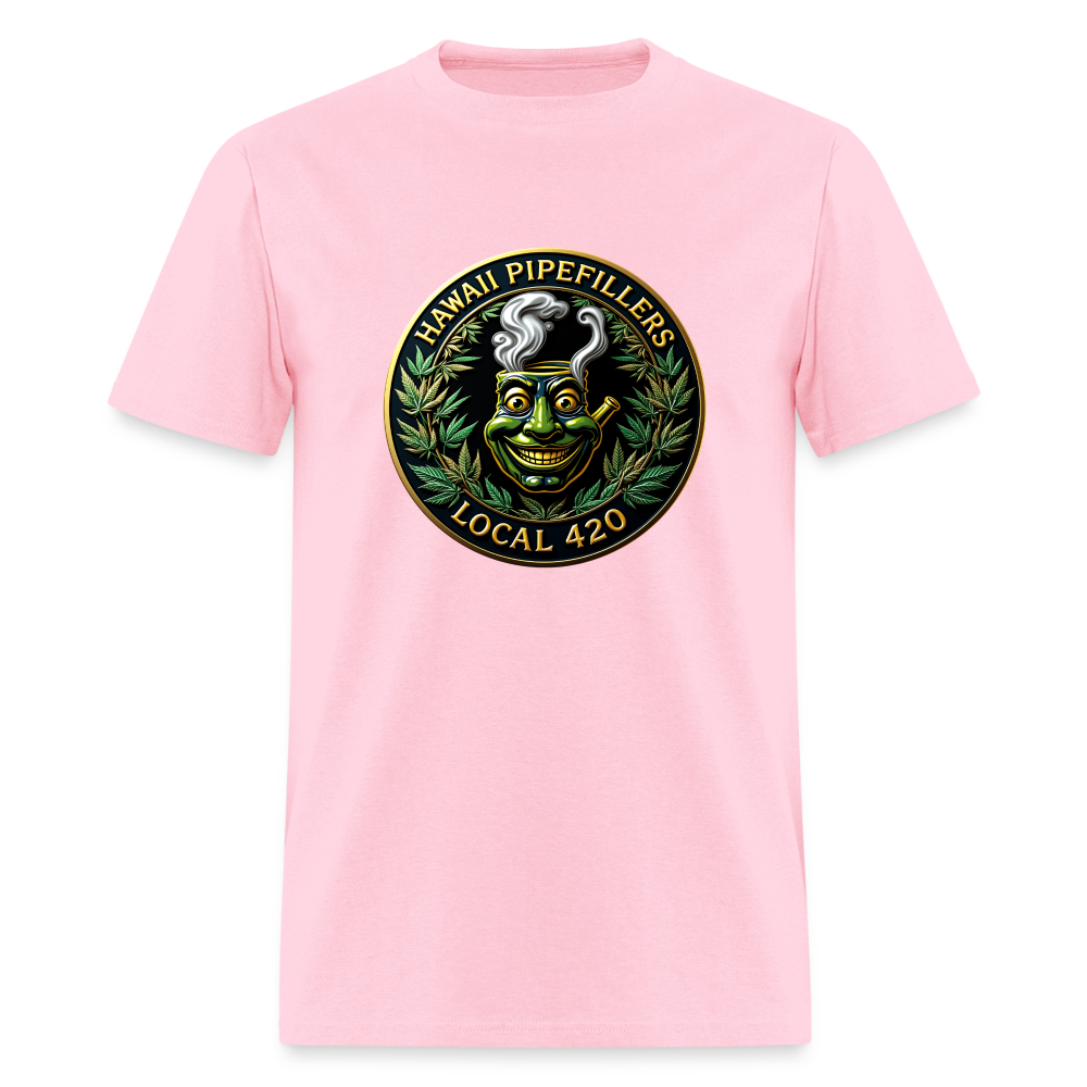 HAWAII PIPEFILLERS LOCAL 420 Men's T-Shirt - pink