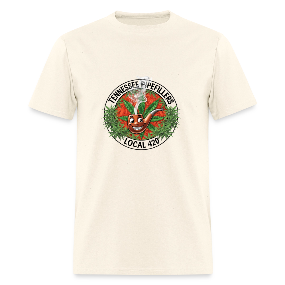 TENNESSEE PIPEFILLERS LOCAL 420 Men's T-Shirt - sweet cream heather