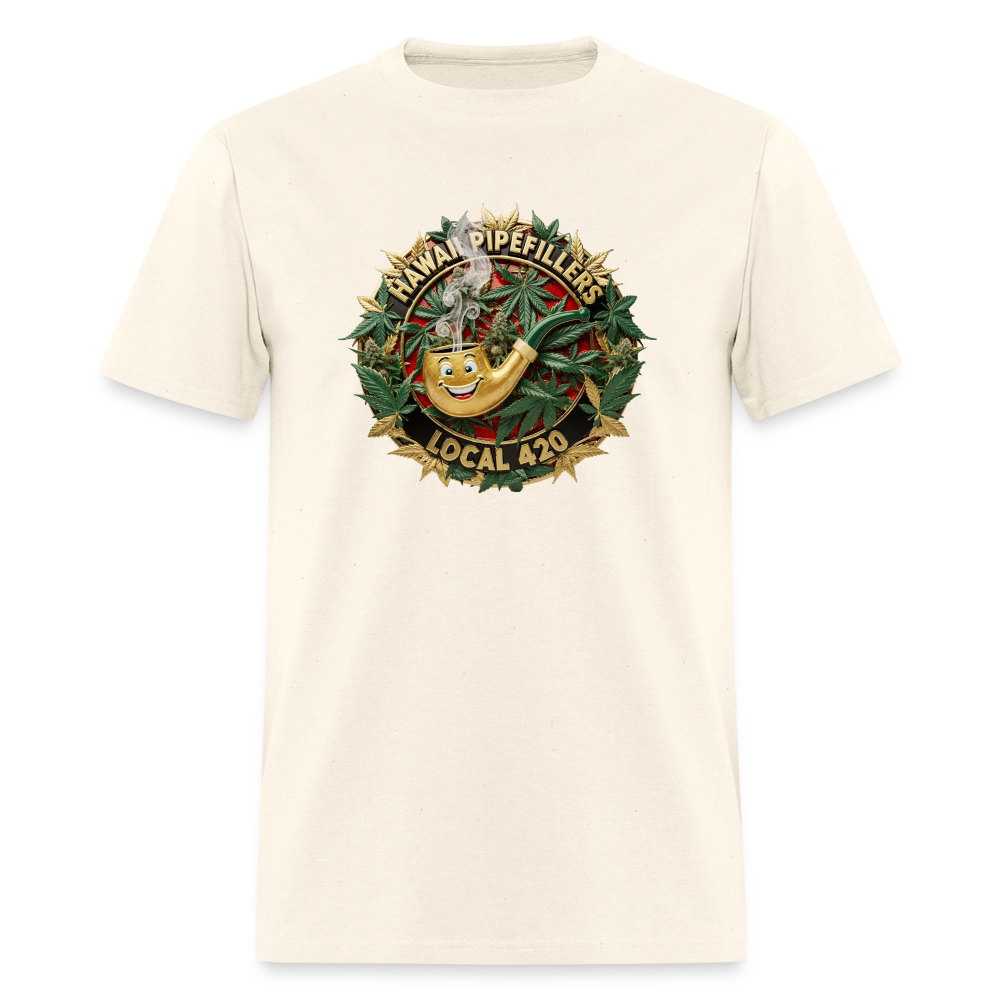 HAWAII PIPEFILLERS LOCAL 420 F/B DESIGN Men's T-Shirt - sweet cream heather