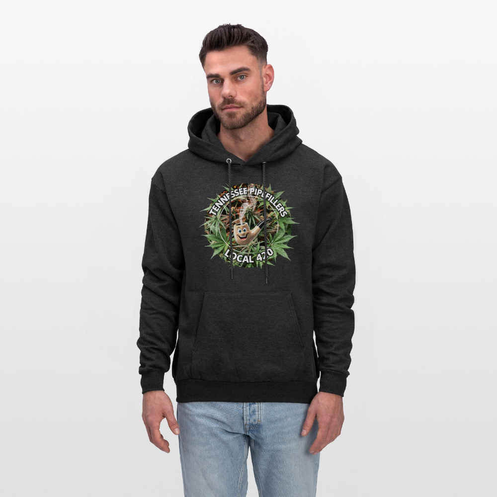 TENNESSEE PIPEFILLERS LOCAL 420 Men's  Hoodie - charcoal grey
