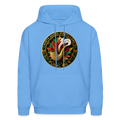NORTH DAKOTA PIPEFILLERS LOCAL 420 F/B DESIGNS Men's Hoodie - carolina blue