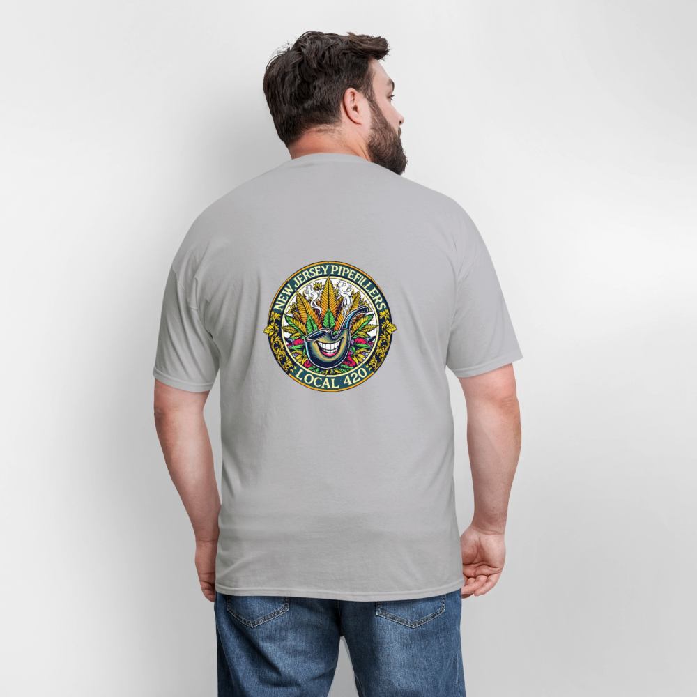 NEW JERSEY PIPEFILLERS LOCAL 420 F/B DESIGN Men's T-Shirt - rock