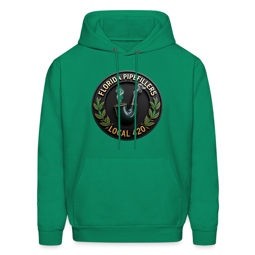 FLORIDA PIPEFILLERS LOCAL 420 F/B DESIGN Men's Hoodie - kelly green