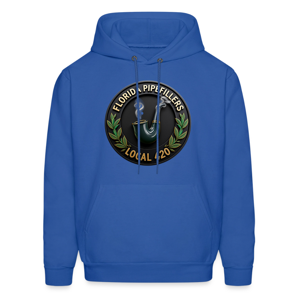 FLORIDA PIPEFILLERS LOCAL 420 F/B DESIGN Men's Hoodie - royal blue