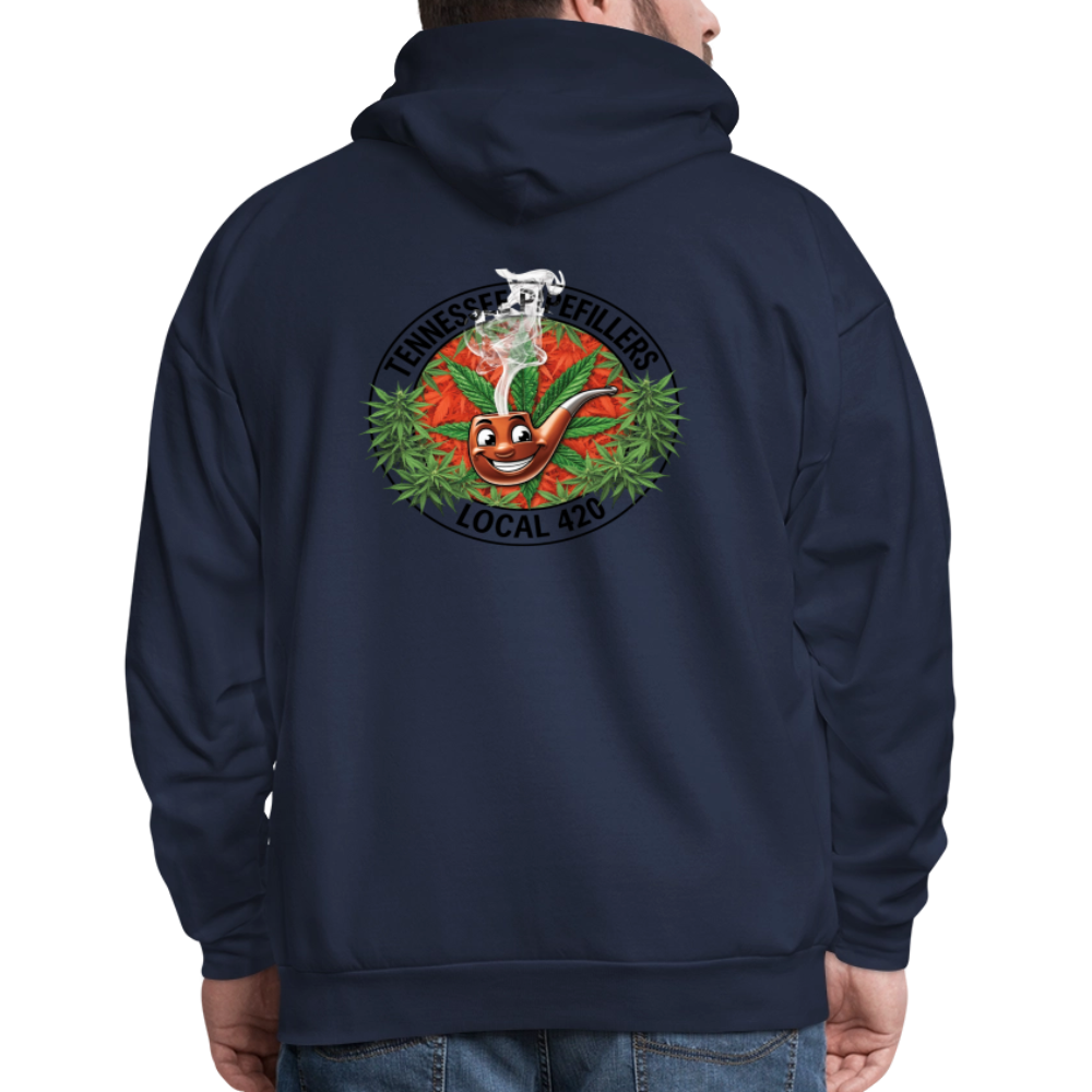 TENNESSEE PIPEFILLERS LOCAL 420 Men's Hoodie - navy