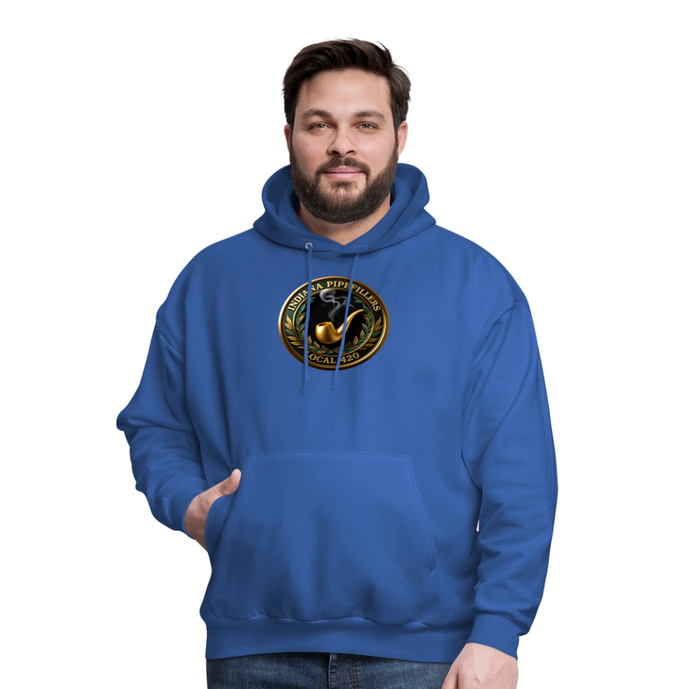 INDIANA PIPEFILLERS LOCAL 420 F/B DESIGN Men's Hoodie - royal blue