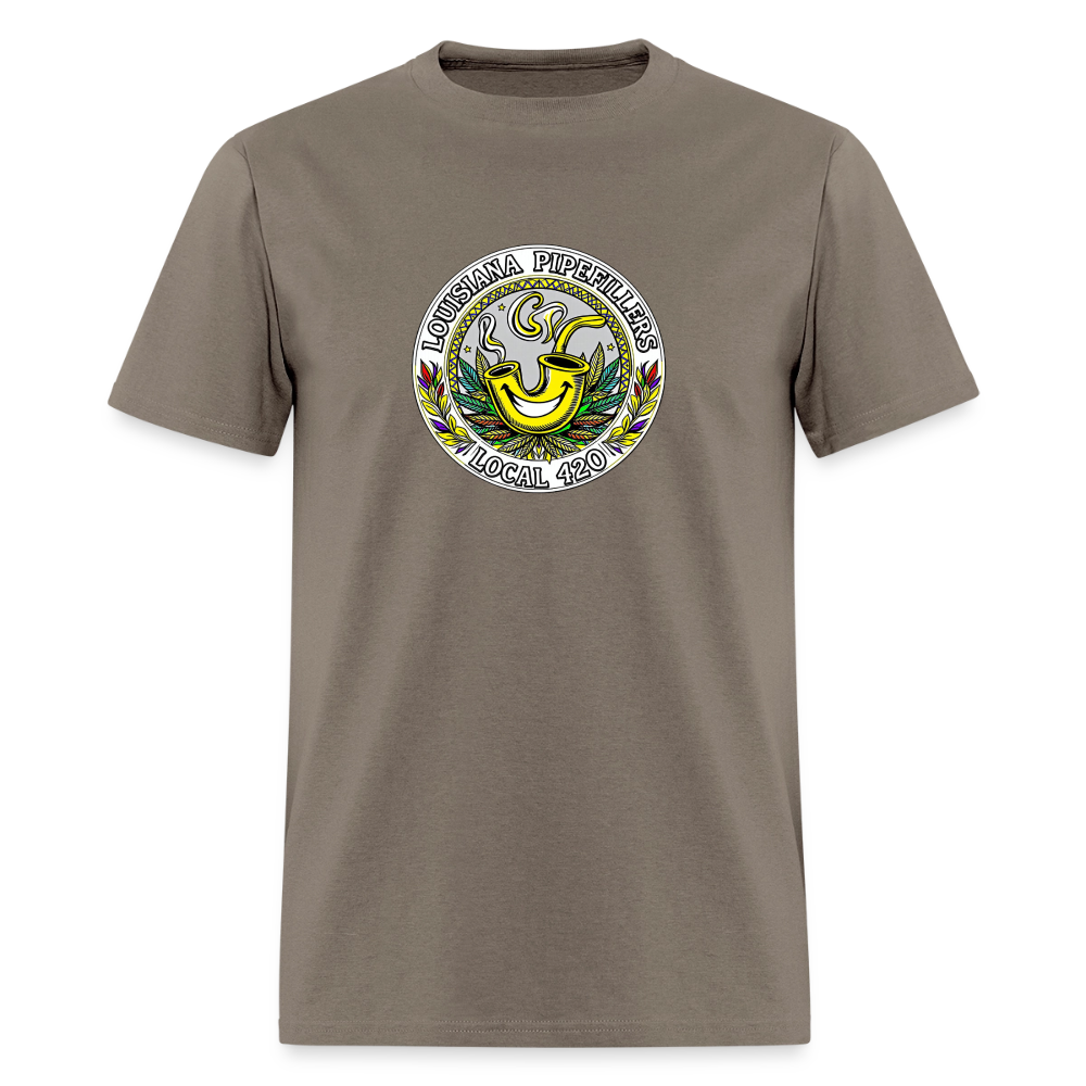 LOUISIANA PIPEFILLERS LOCAL 420 Men's T-Shirt - safari