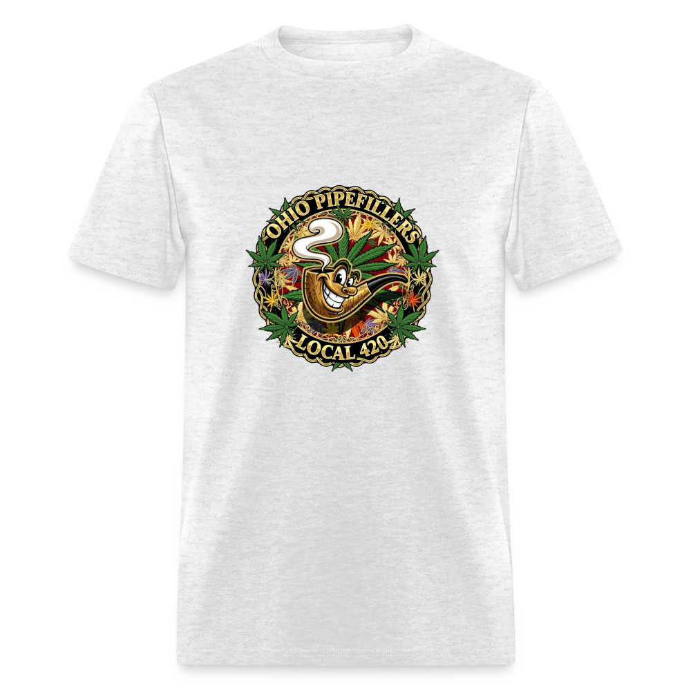 OHIO PIPEFILLERS LOCAL 420 Men's T-Shirt - light heather gray
