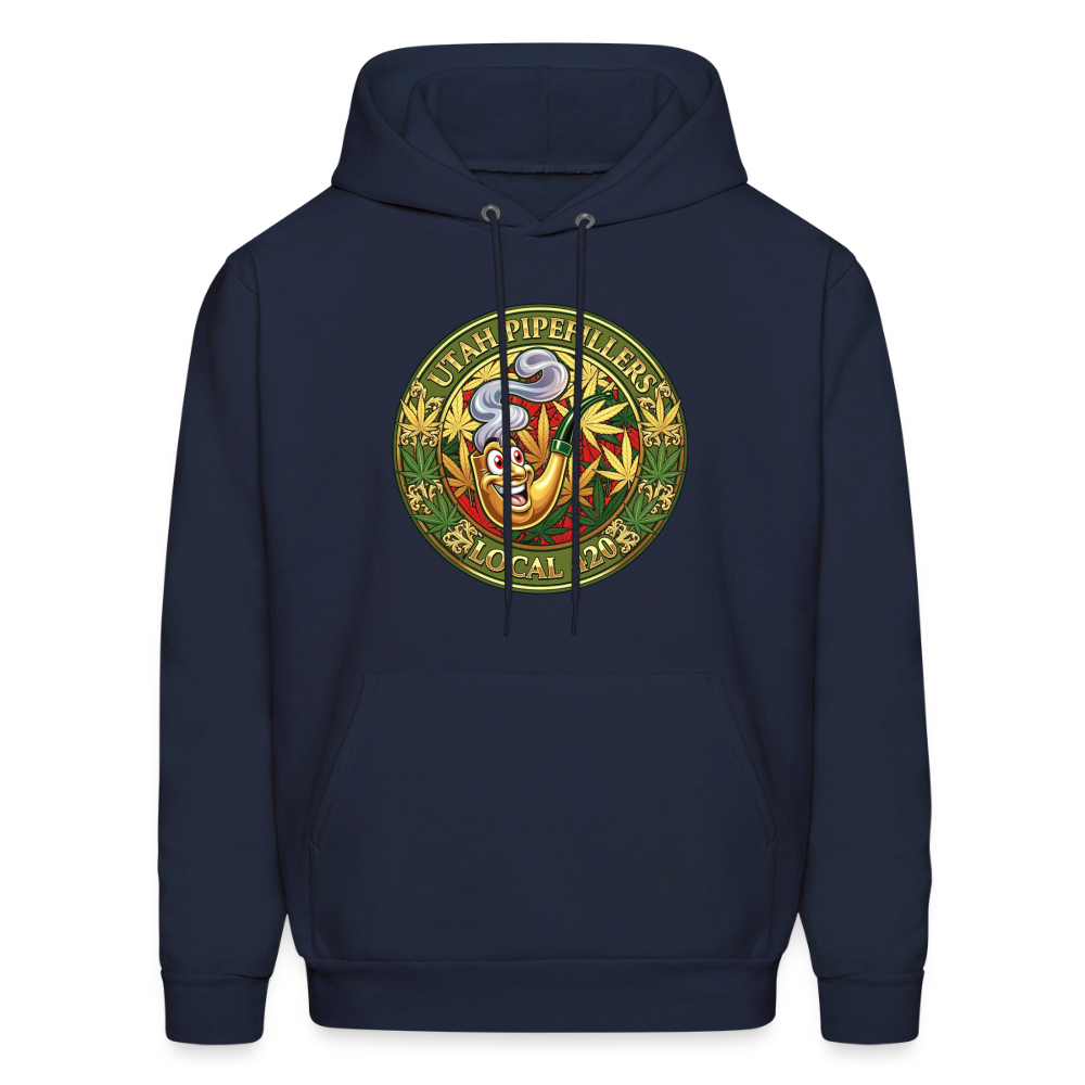 UTAH PIPEFILLERS LOCAL 420 F/B DESIGN Men's Hoodie - navy