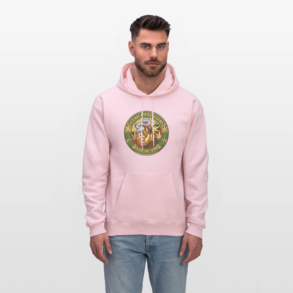UTAH PIPEFILLERS LOCAL 420 Men's Hoodie - pale pink