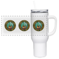 GEORGIA PIPEFILLERS LOCAL 420 40oz Stainless Steel Travel Tumbler - white