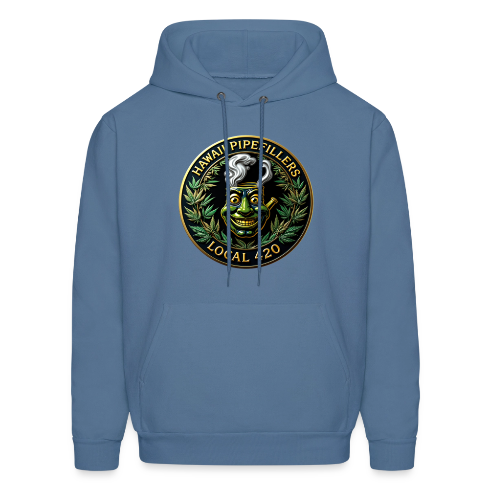 HAWAII PIPEFILLERS LOCAL 420 Men's Hoodie - denim blue