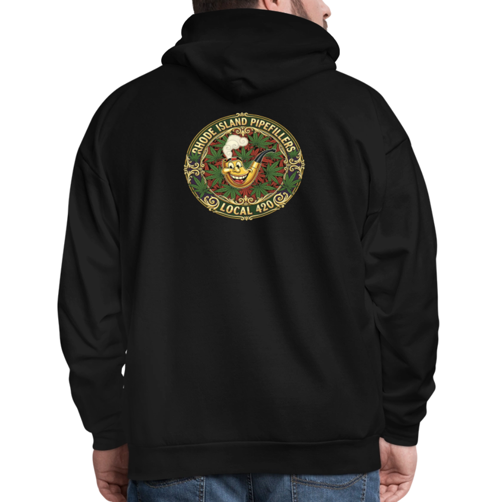 TEXAS PIPEFILLERS LOCAL 420 F/B DESIGN Men's Hoodie - black