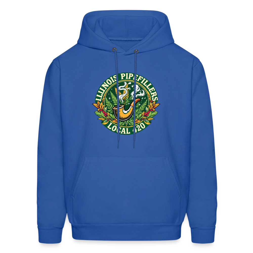ILLINOIS PIPEFILLERS LOCAL 420 F/B DESIGN Men's Hoodie - royal blue