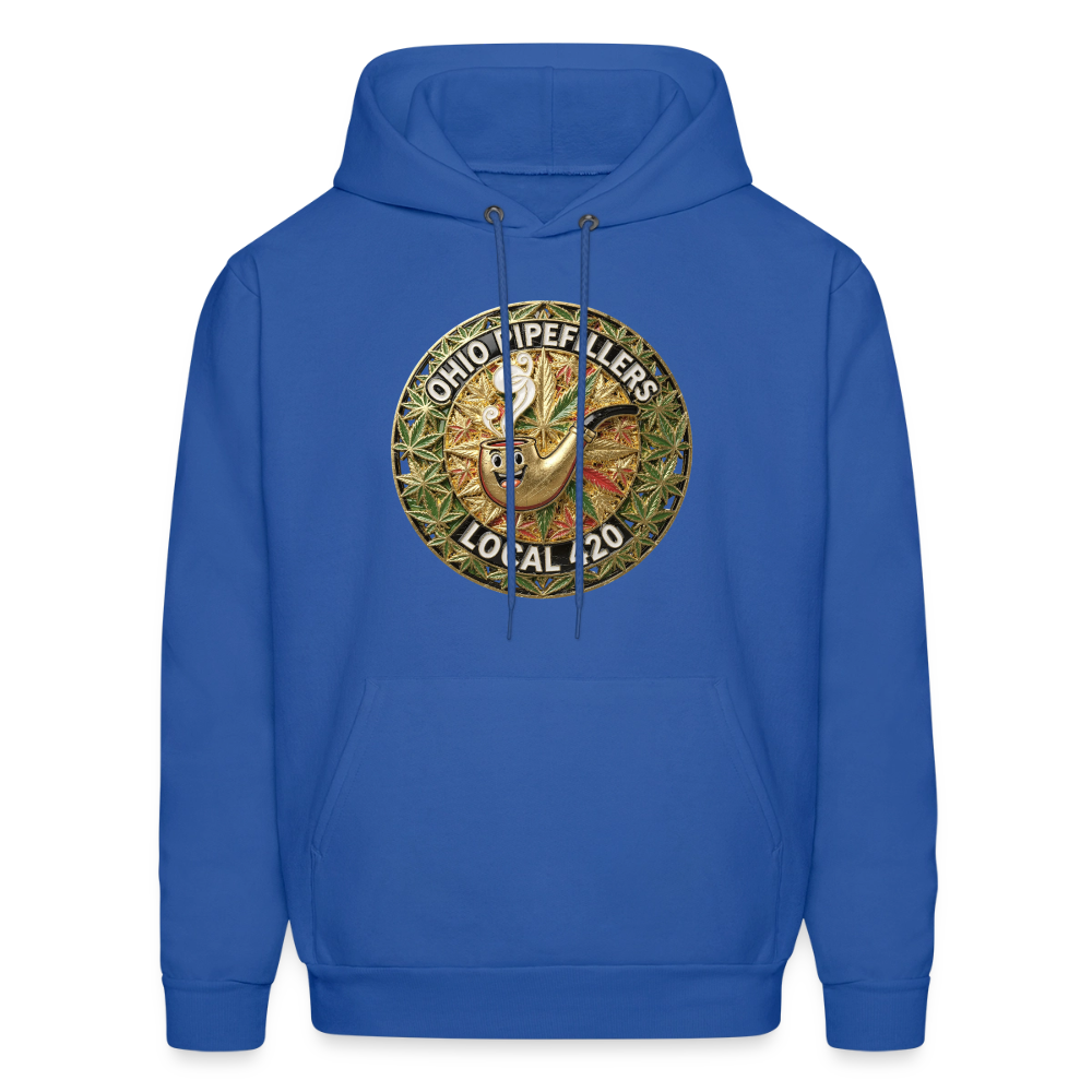 OHIO PIPEFILLERS LOCAL 420  Men's Hoodie - royal blue