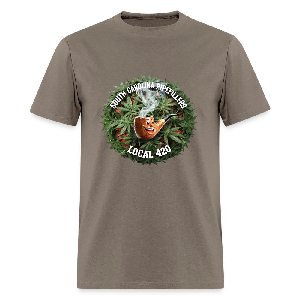 SOUTH CAROLINA PIPEFILLERS LOCAL 420 Men's T-Shirt - safari