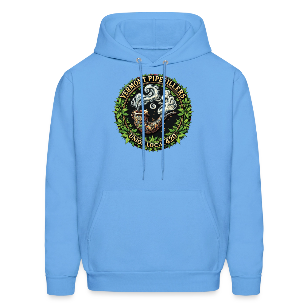VERMONT PIPEFILLERS LOCAL 420 Men's Hoodie - carolina blue