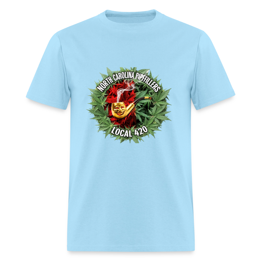 NORTH CAROLINA PIPEFILLERS LOCAL 420 Men's T-Shirt - powder blue