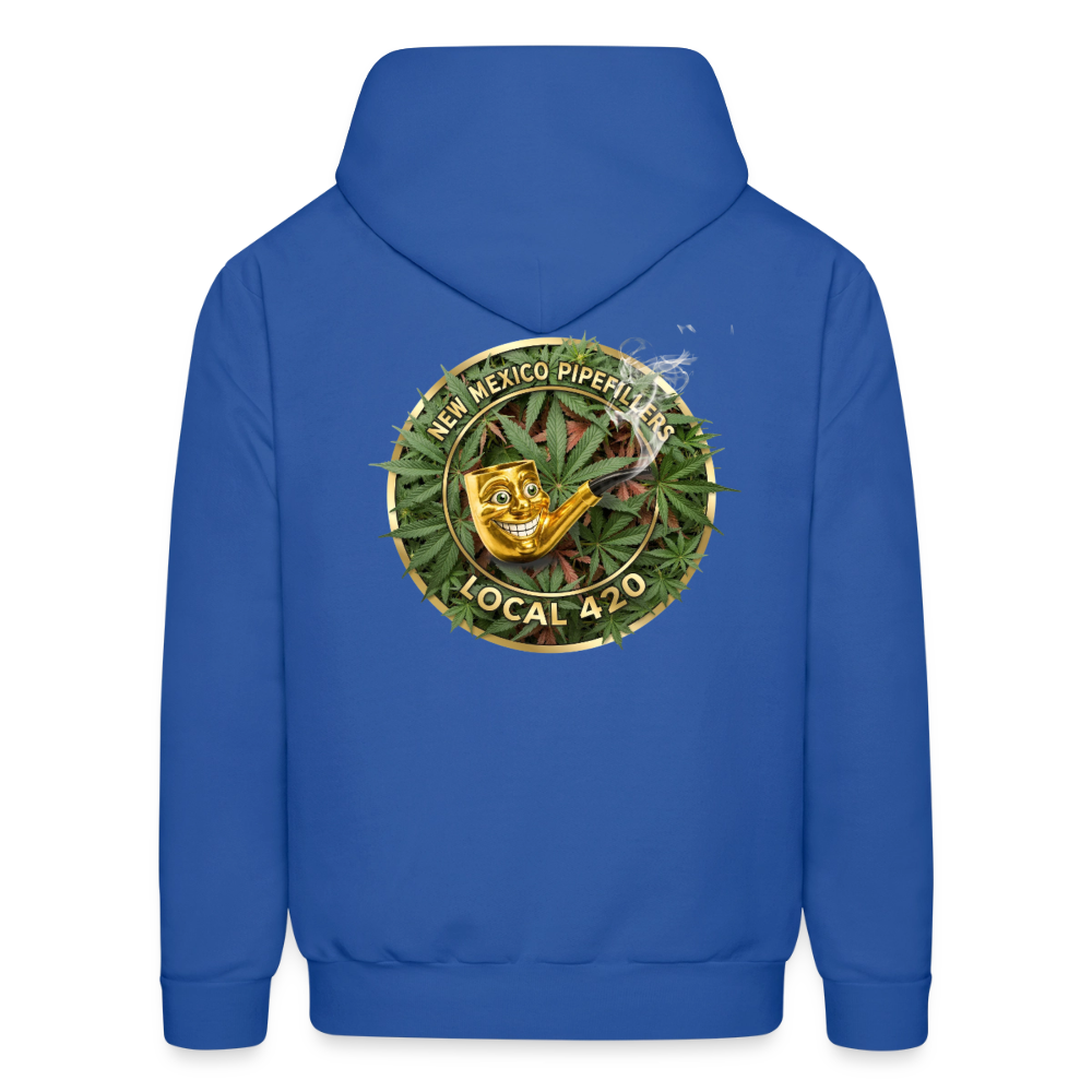 NEW MEXICO PIPEFILLERS LOCAL 420 Men's Hoodie - royal blue