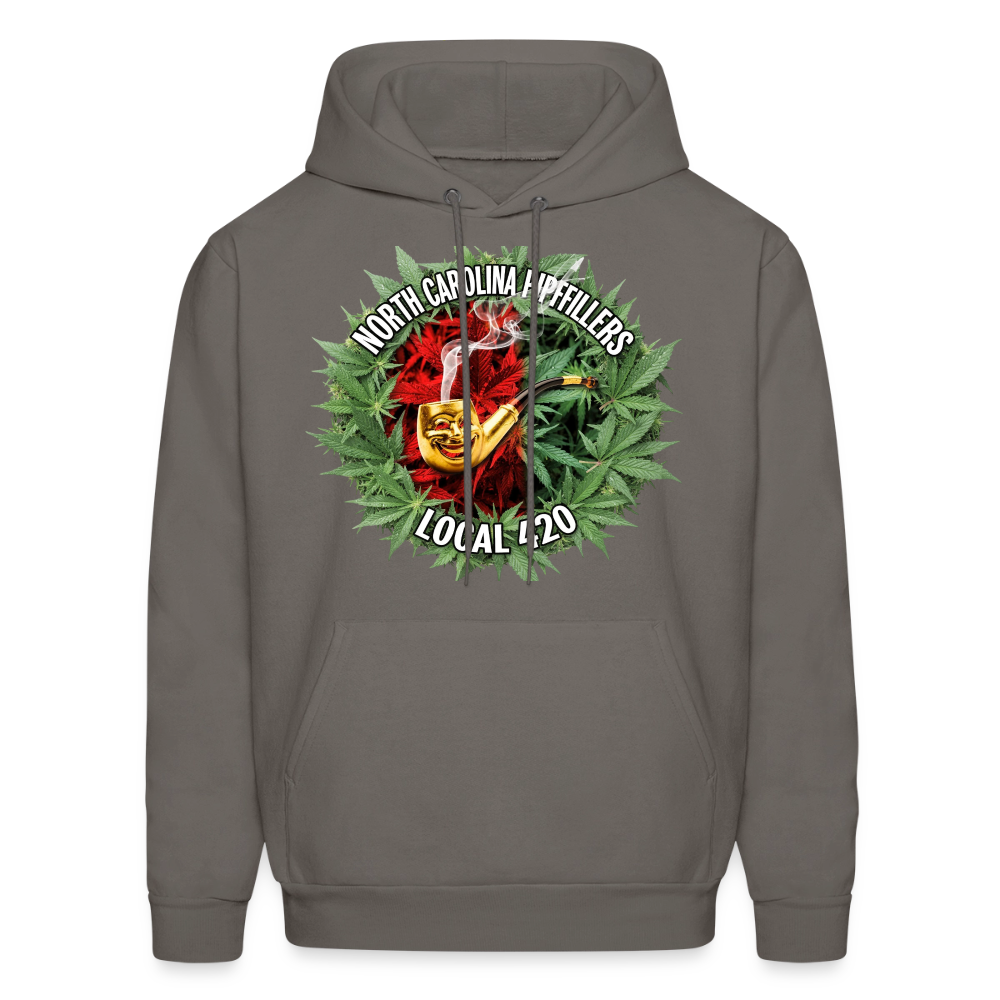 NORTH CAROLINA  PIPEFILLERS LOCAL 420 Men's Hoodie - asphalt gray