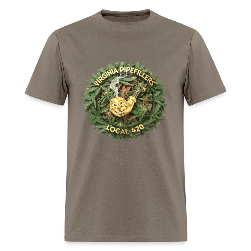 VIRGINIA PIPEFILLERS LOCAL 420 Men's T-Shirt - safari