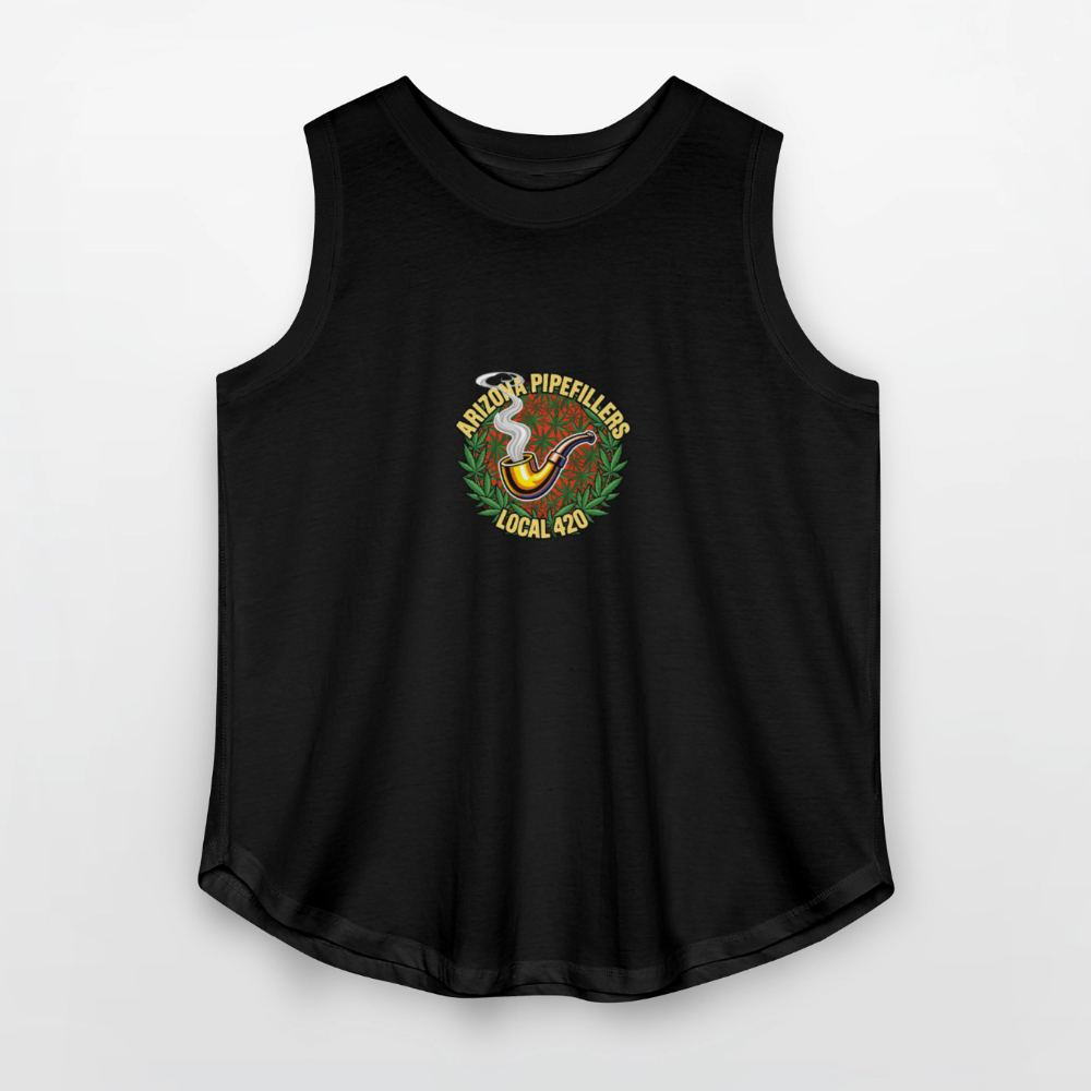ARIZONA PIPEFILLERS LOCAL 420 F/B DESIGN Women's Curvy Relaxed Tank Top - black