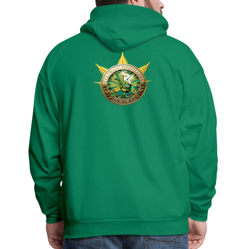 COLORADO PIPEFILLERS LOCAL 420 Men's Hoodie - kelly green