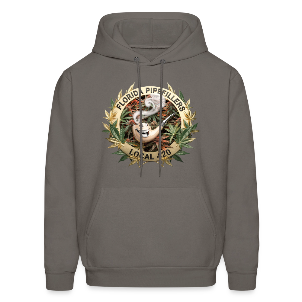 FLORIDA PIPEFILLERS LOCAL 420 F/B DESIGN Men's Hoodie - asphalt gray