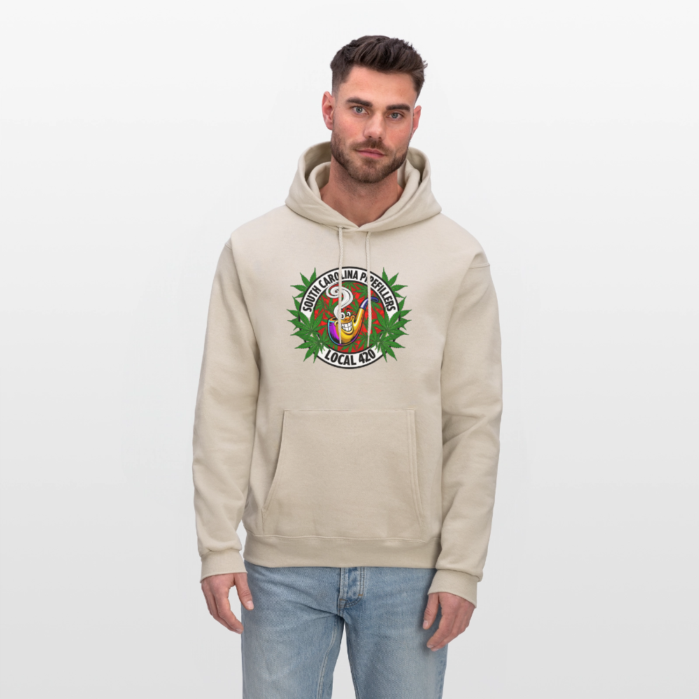 SOUTH CAROLINA PIPEFILLERS LOCAL 420 F/B DESIGN Men's Hoodie - Sand