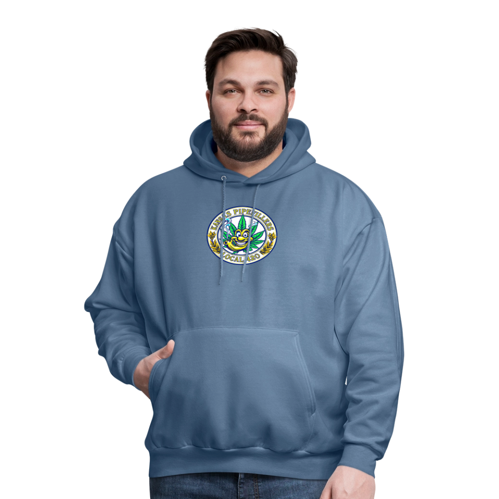 KANSAS PIPEFILLERS LOCAL 420 Men's Hoodie - denim blue
