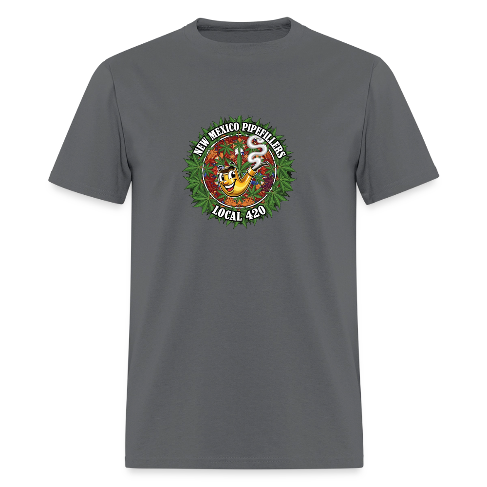 NEW MEXICO PIPEFILLERS LOCAL 420 MEN'S T-Shirt - charcoal