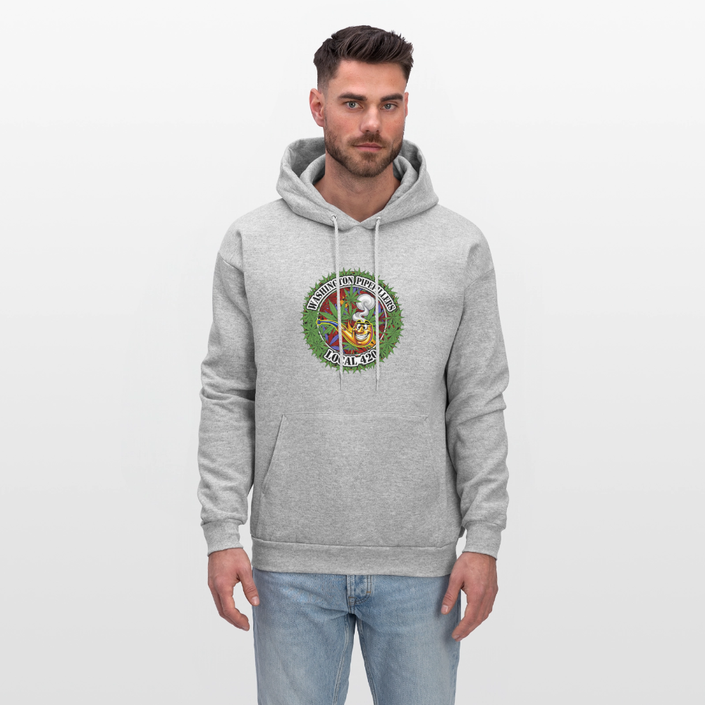 WASHINGTON PIPEFILLERS LOCAL 420 F/B DESIGN Men's Hoodie - heather gray