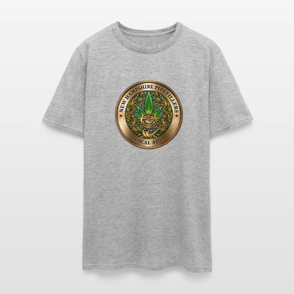 NEW HAMPSHIRE PIPEFILLERS UNION LOCAL 420 Men's T-Shirt - heather gray