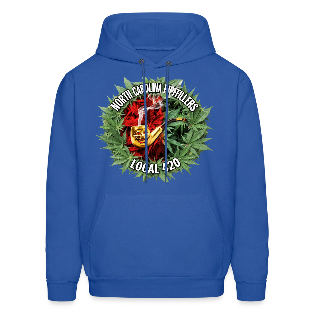 NORTH CAROLINA  PIPEFILLERS LOCAL 420 Men's Hoodie - royal blue