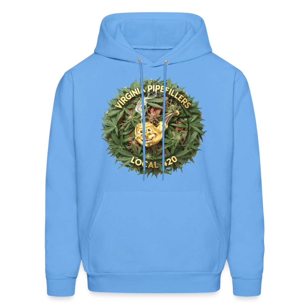 VIRGINIA PIPEFILLERS LOCAL 420 Men's Hoodie - carolina blue